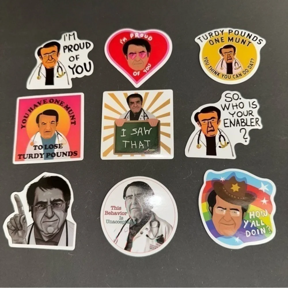 Sticker set #17 (Dr. Now / sarcastic stickers)